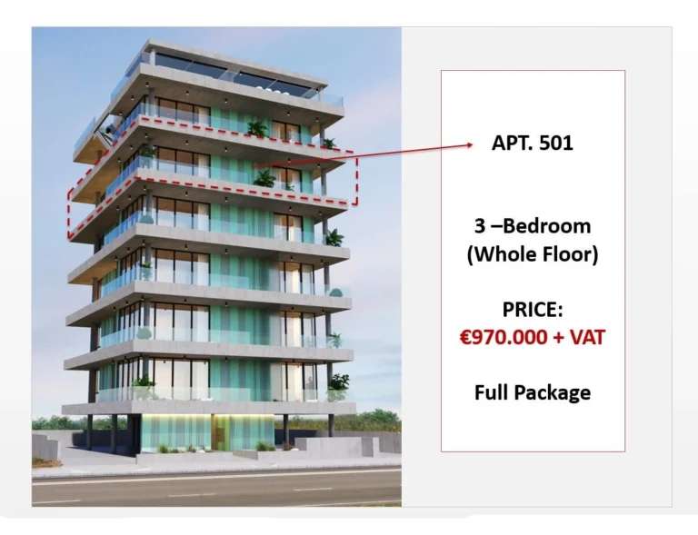 3 Bedroom Apartment for Sale in Larnaca District