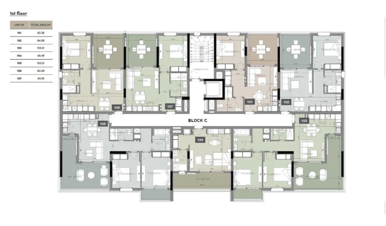 2 Bedroom Apartment for Sale in Limassol – Zakaki
