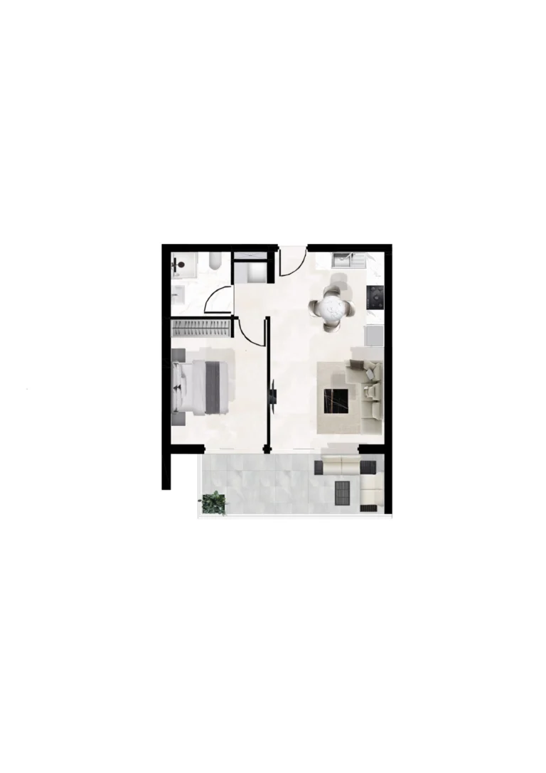 1 Bedroom Apartment for Sale in Larnaca District