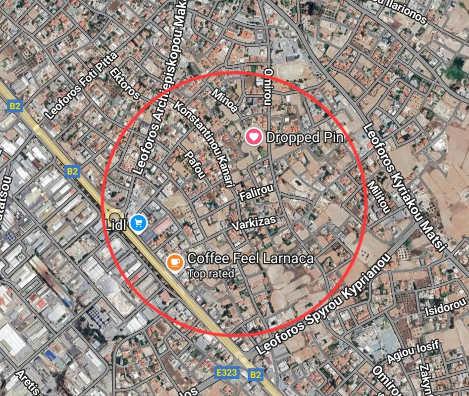 618m² Plot for Sale in Aradippou, Larnaca District