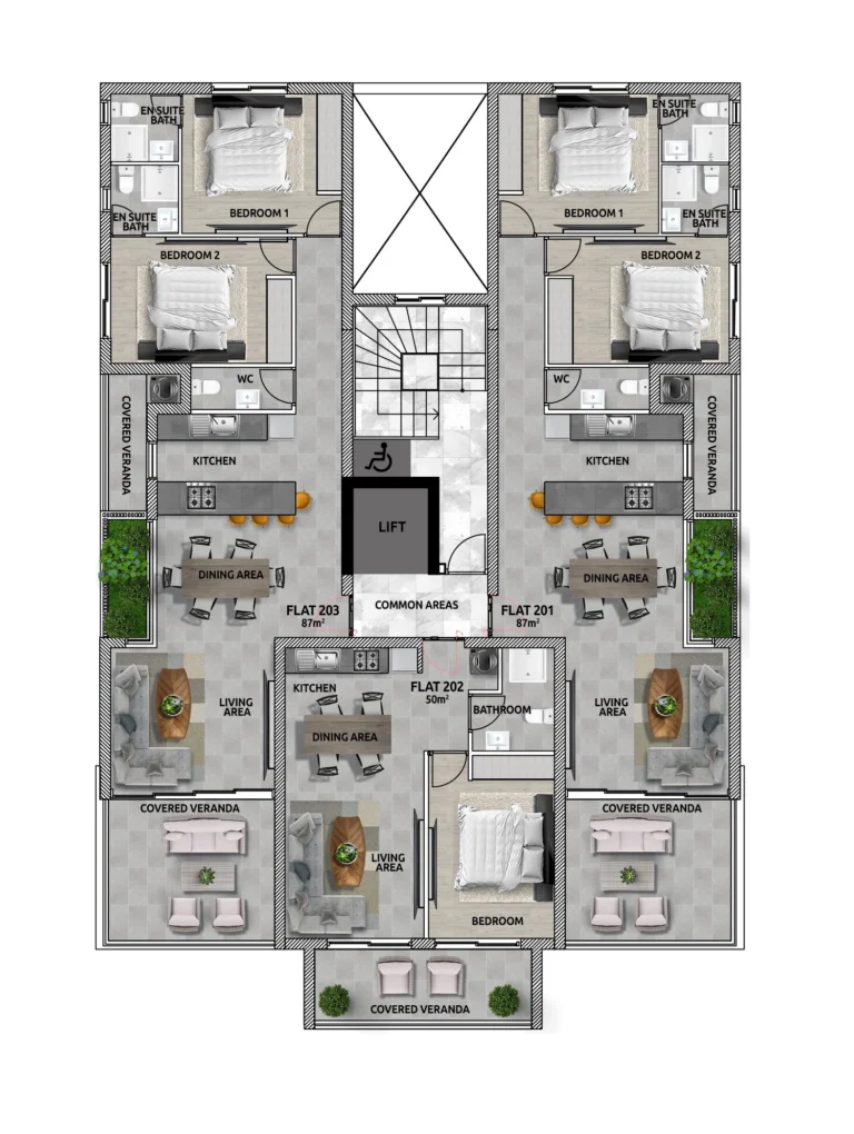 2 Bedroom Apartment for Sale in Agios Dometios, Nicosia District
