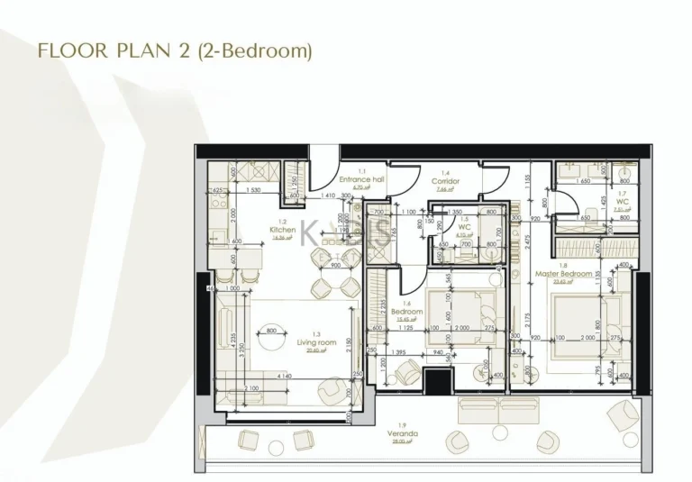 1 Bedroom Apartment for Sale in Potamos Germasogeias, Limassol District