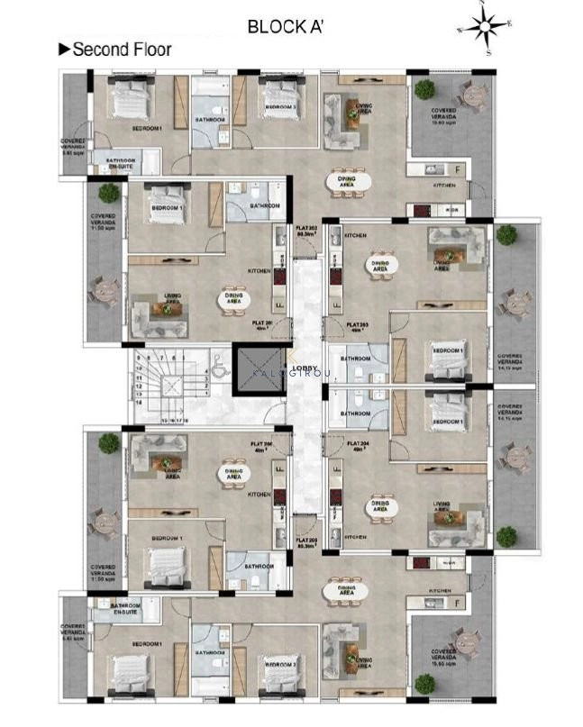 2 Bedroom Apartment for Sale in Livadia Larnakas, Larnaca District