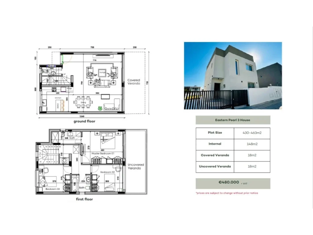 3 Bedroom House for Sale in Parekklisia, Limassol District