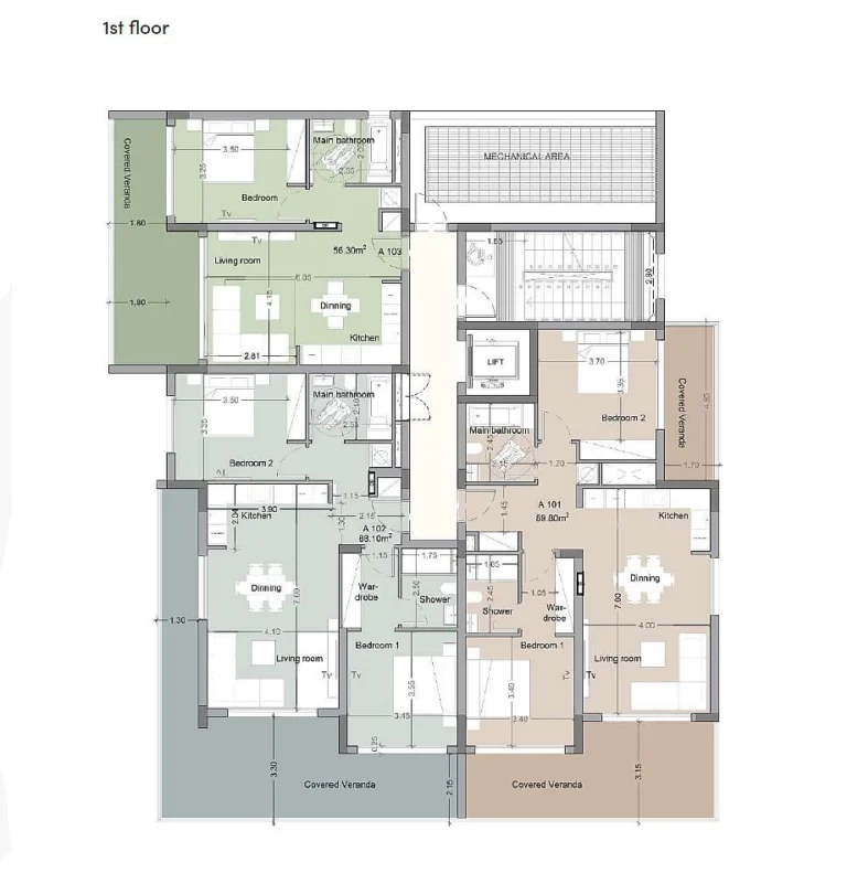 1 Bedroom Apartment for Sale in Potamos Germasogeias, Limassol District