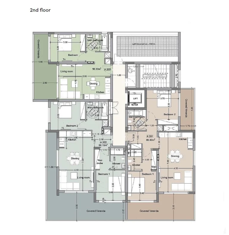 2 Bedroom Apartment for Sale in Potamos Germasogeias, Limassol District