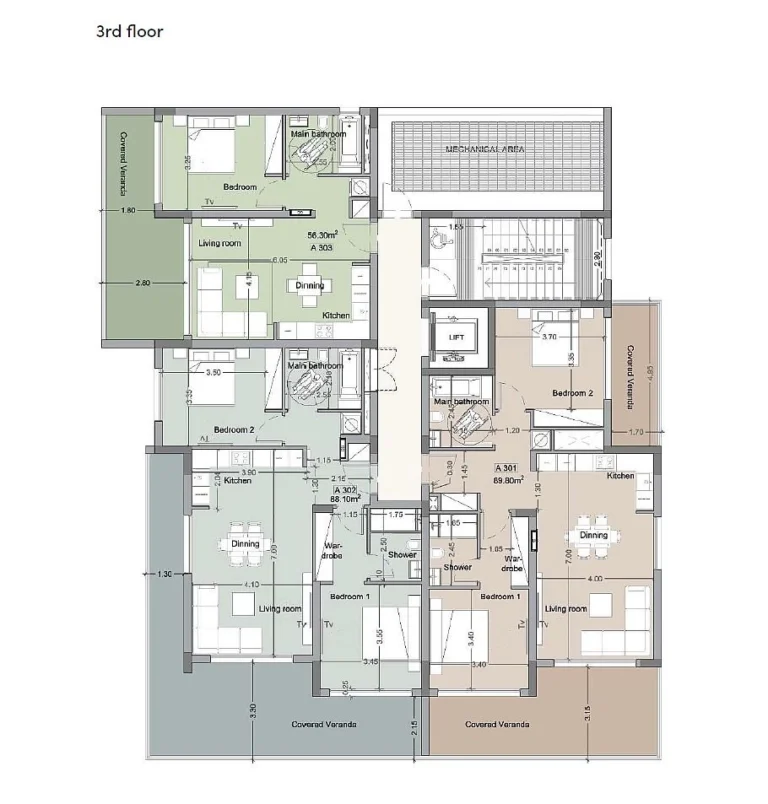 2 Bedroom Apartment for Sale in Potamos Germasogeias, Limassol District