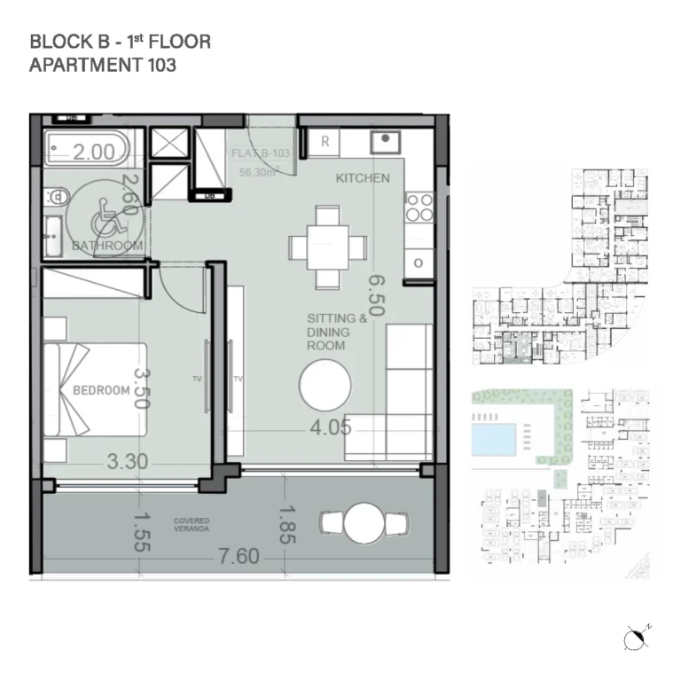 1 Bedroom Apartment for Sale in Kato Paphos