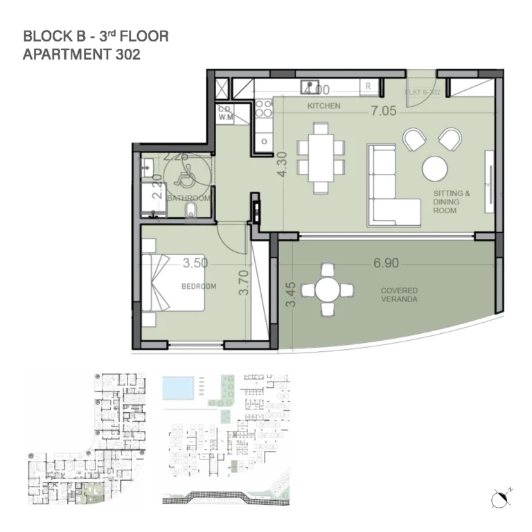 1 Bedroom Apartment for Sale in Kato Paphos