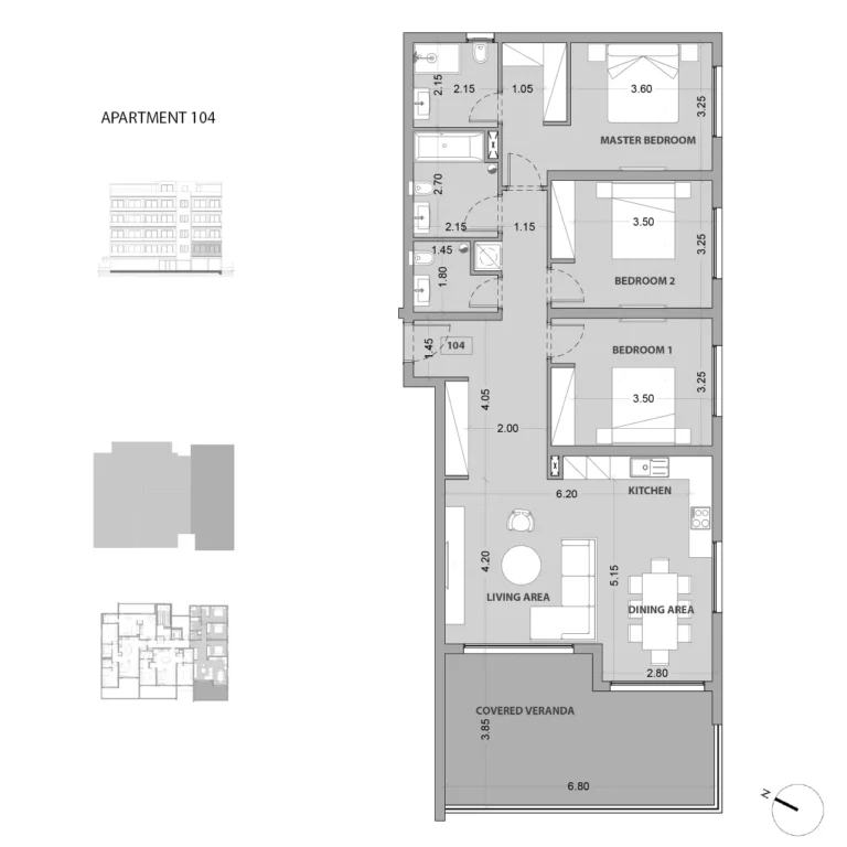 3 Bedroom Apartment for Sale in Germasogeia, Limassol District