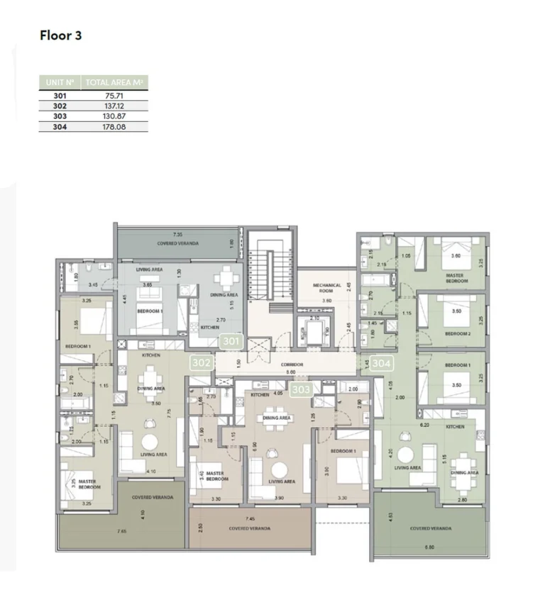 3 Bedroom Apartment for Sale in Germasogeia, Limassol District