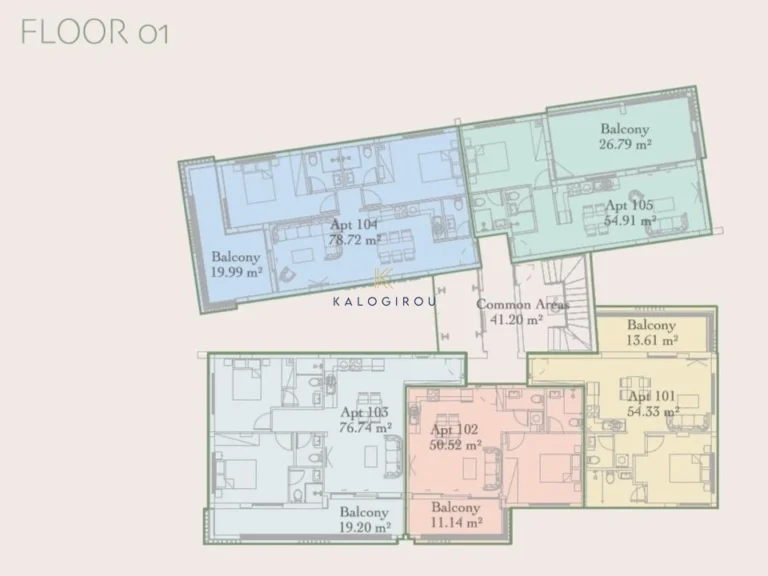2 Bedroom Apartment for Sale in Livadia Larnakas, Larnaca District