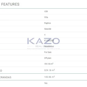 4 Bedroom House for Sale in Geroskipou, Paphos District