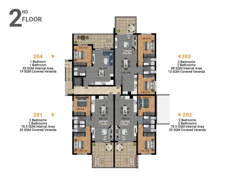 1 Bedroom Apartment for Sale in Parekklisia, Limassol District