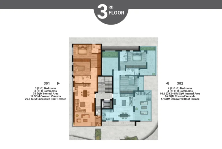 4 Bedroom Apartment for Sale in Limassol – Zakaki