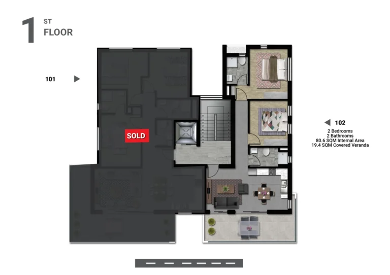 2 Bedroom Apartment for Sale in Livadia Larnakas, Larnaca District