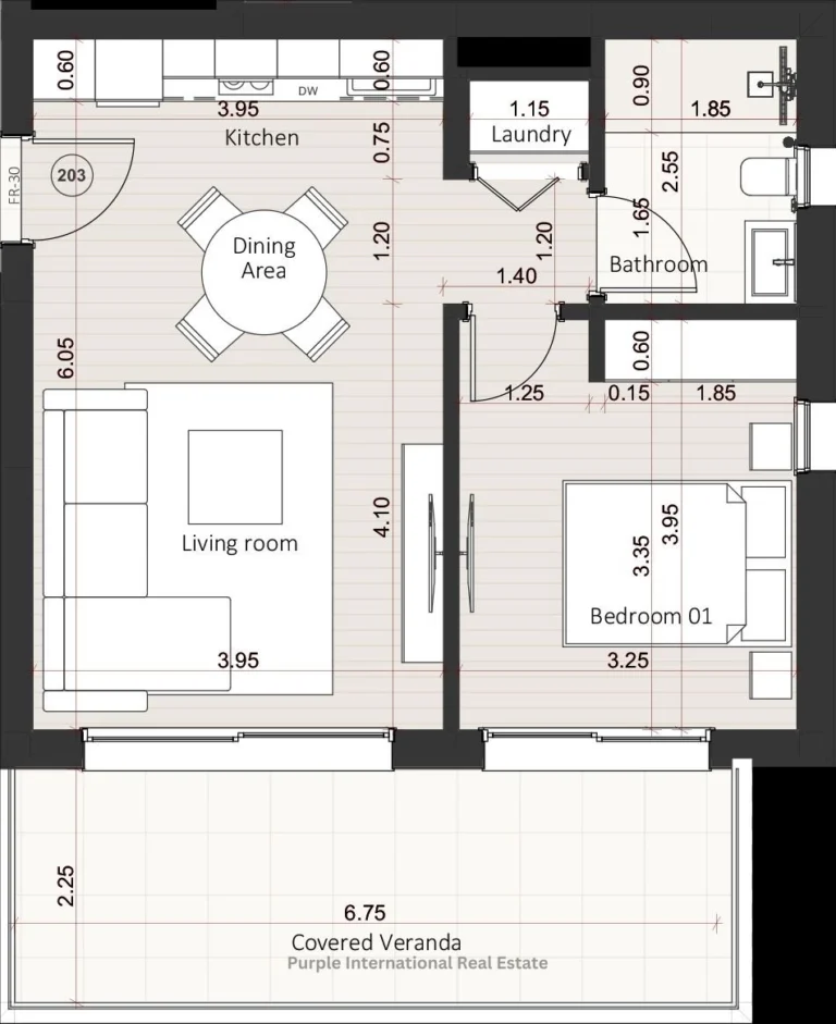 1 Bedroom Apartment for Sale in Limassol – Mesa Geitonia