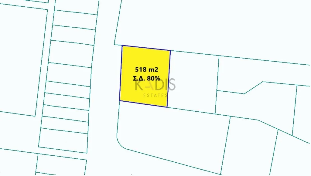 518m² Plot for Sale in Nicosia – Agios Andreas