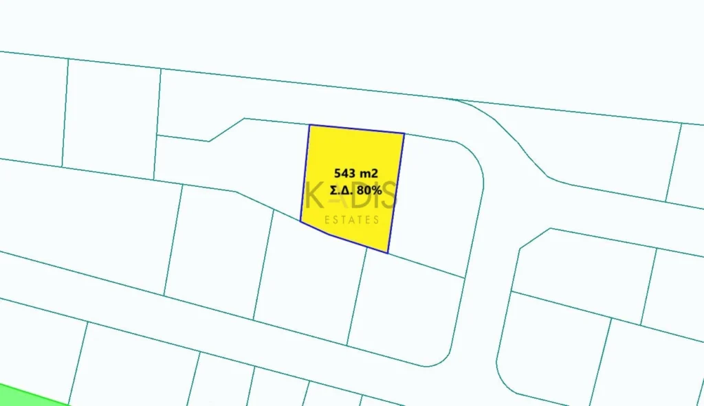 543m² Plot for Sale in Nicosia – Agios Andreas