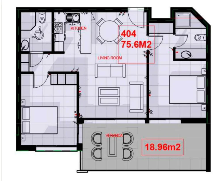 2 Bedroom Apartment for Sale in Chlorakas, Paphos District