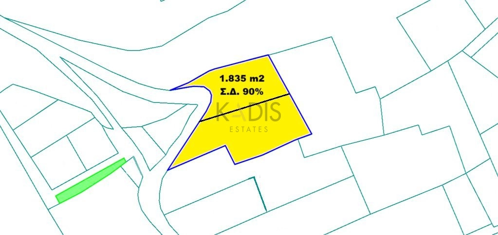 1,835m² Plot for Sale in Dali, Nicosia District