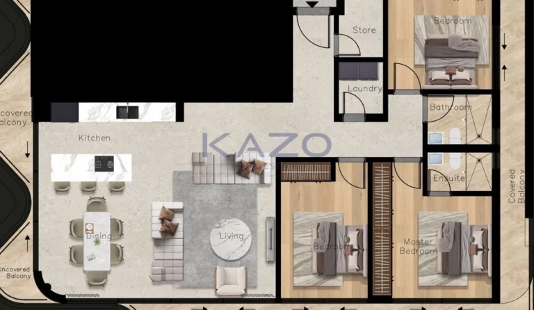 3 Bedroom Apartment for Sale in Paphos – Agios Theodoros
