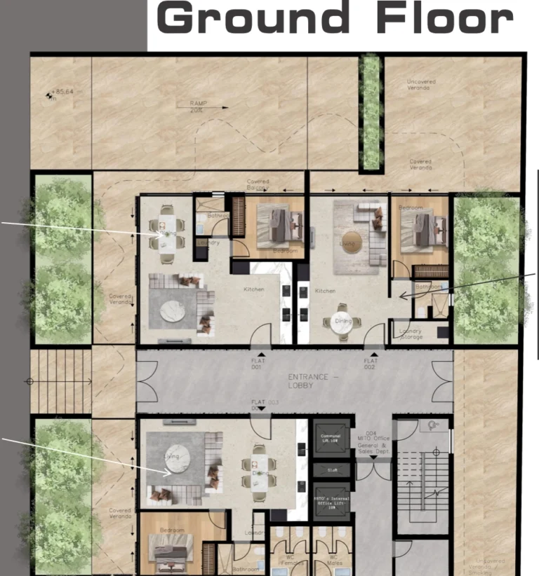 2 Bedroom Apartment for Sale in Paphos – Agios Theodoros