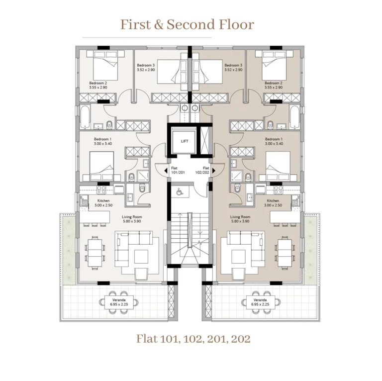 3 Bedroom Apartment for Sale in Limassol – Agios Nektarios