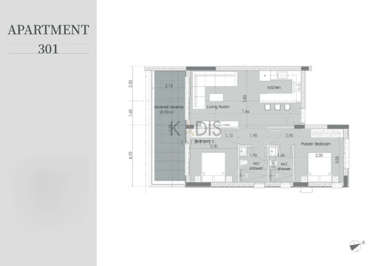 2 Bedroom Apartment for Sale in Limassol – Agia Fyla