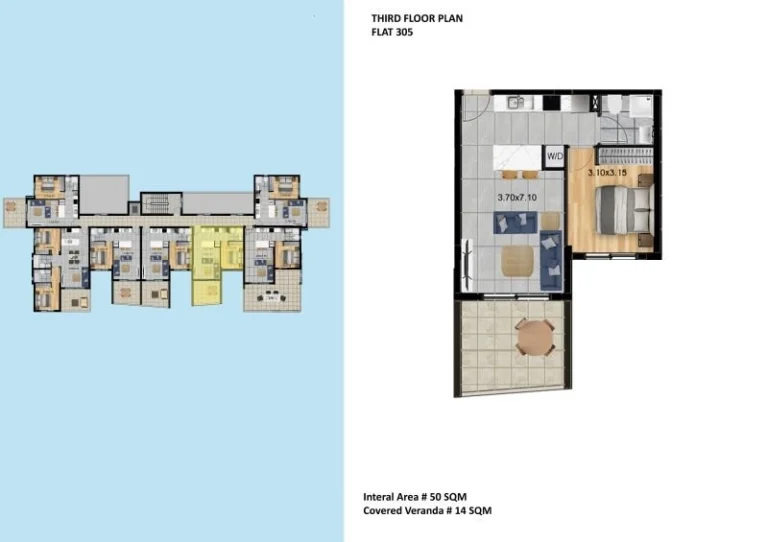 1 Bedroom Apartment for Sale in Limassol – Agios Athanasios