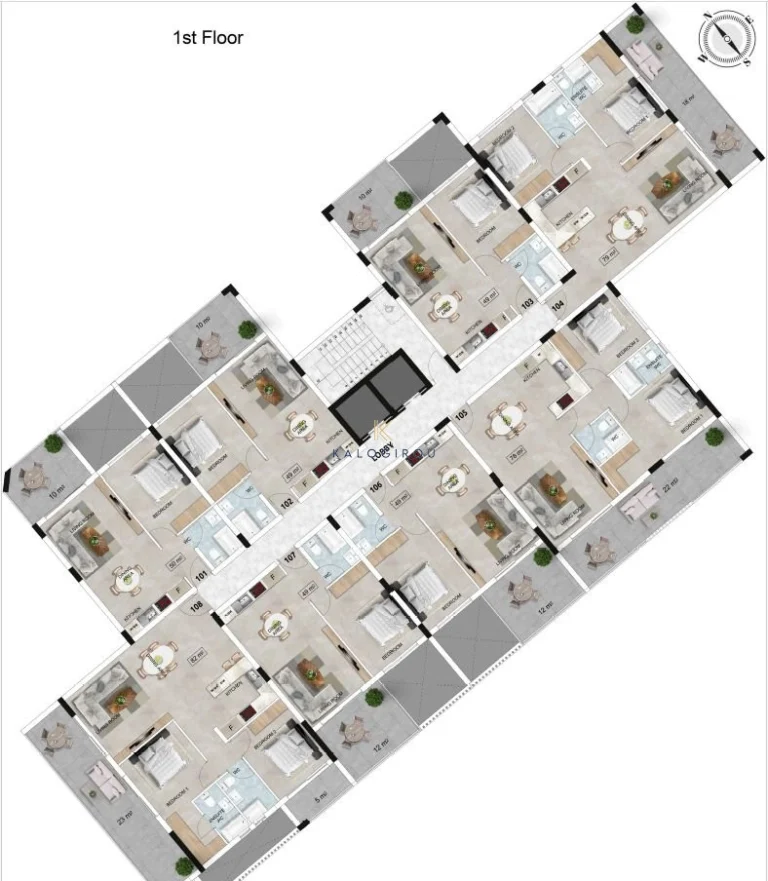 1 Bedroom Apartment for Sale in Larnaca District