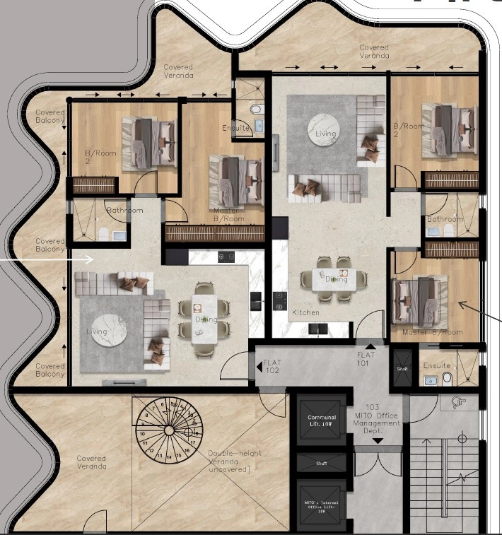 3 Bedroom Apartment for Sale in Paphos District