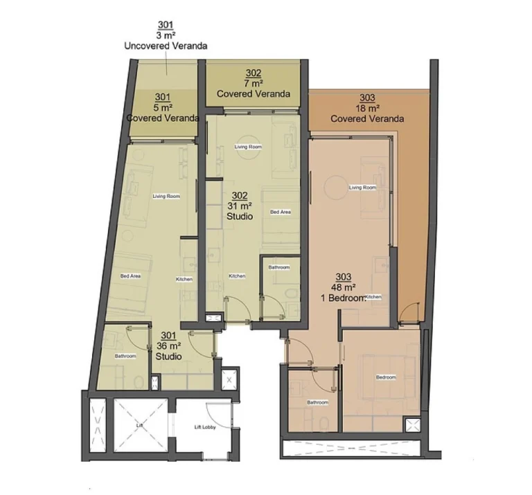 38m² Apartment for Sale in Limassol – Katholiki