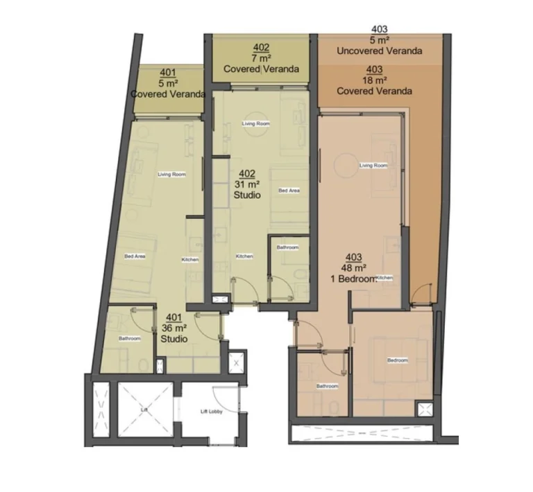 38m² Apartment for Sale in Limassol – Katholiki