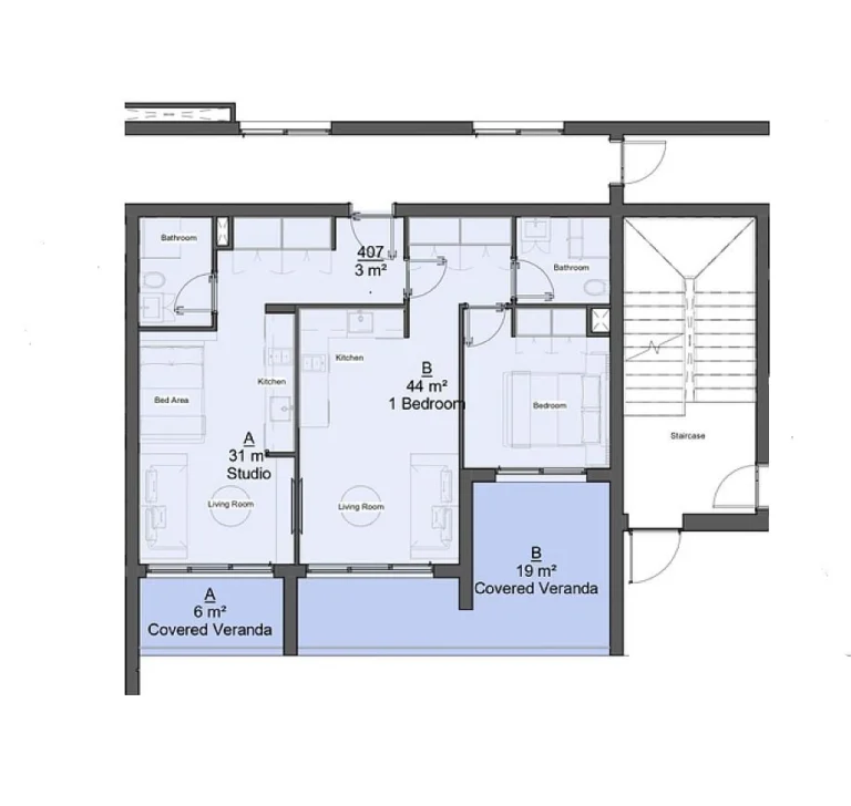 2 Bedroom Apartment for Sale in Limassol – Katholiki