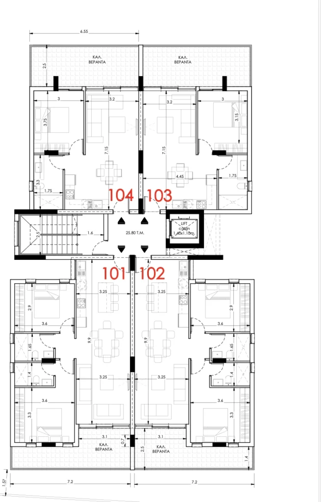3 Bedroom Apartment for Sale in Agios Dometios, Nicosia District