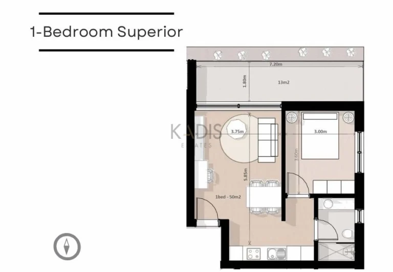 40m² Apartment for Sale in Engomi, Nicosia District