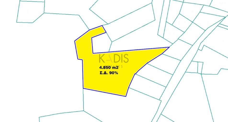 4,850m² Plot for Sale in Kornos, Larnaca District