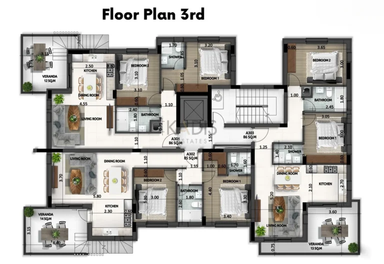 2 Bedroom Apartment for Sale in Larnaca – Agios Nikolaos