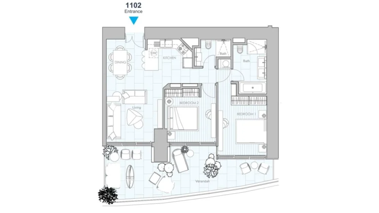 2 Bedroom Apartment for Sale in Nicosia – Agios Ioannis, Limassol District