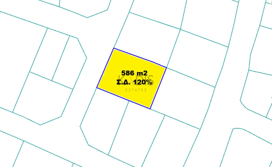 586m² Plot for Sale in Strovolos, Nicosia District