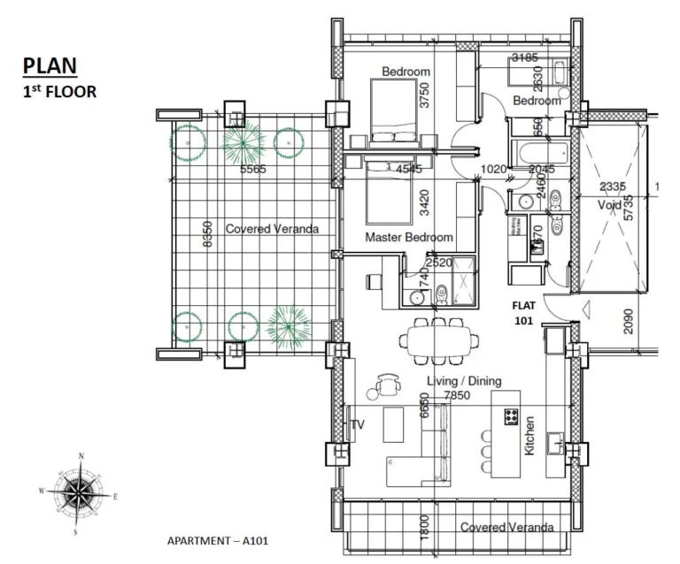 3 Bedroom Apartment for Sale in Agios Tychonas, Limassol District