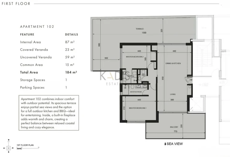 2 Bedroom Apartment for Sale in Limassol – Agia Fyla