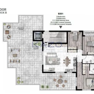 3 Bedroom Apartment for Sale in Parekklisia, Limassol District