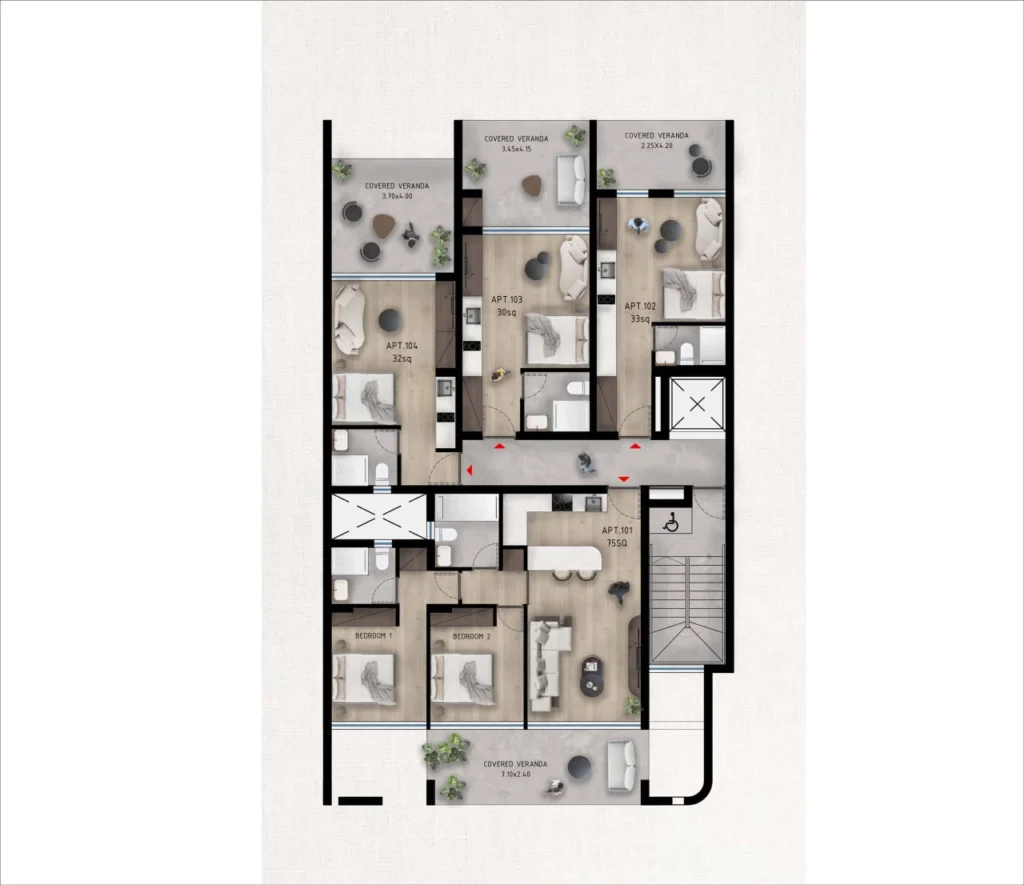 3 Bedroom Apartment for Sale in Limassol – Agios Spyridon