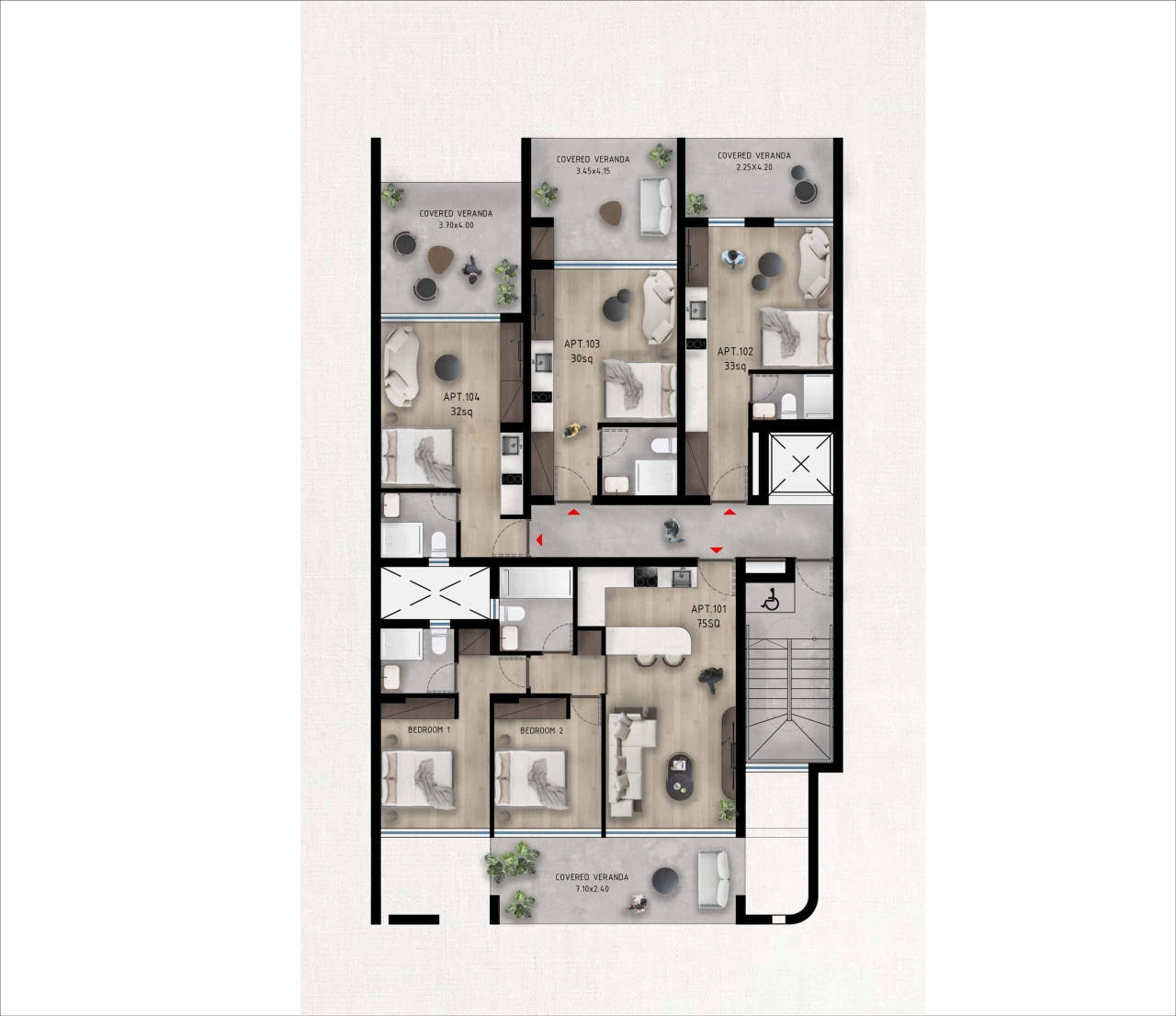 3 Bedroom Apartment for Sale in Limassol – Agios Spyridon