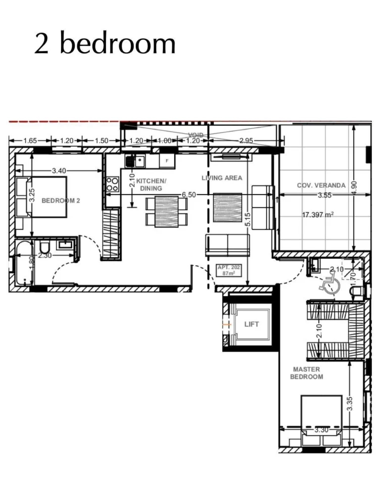 2 Bedroom Apartment for Sale in Limassol – Katholiki
