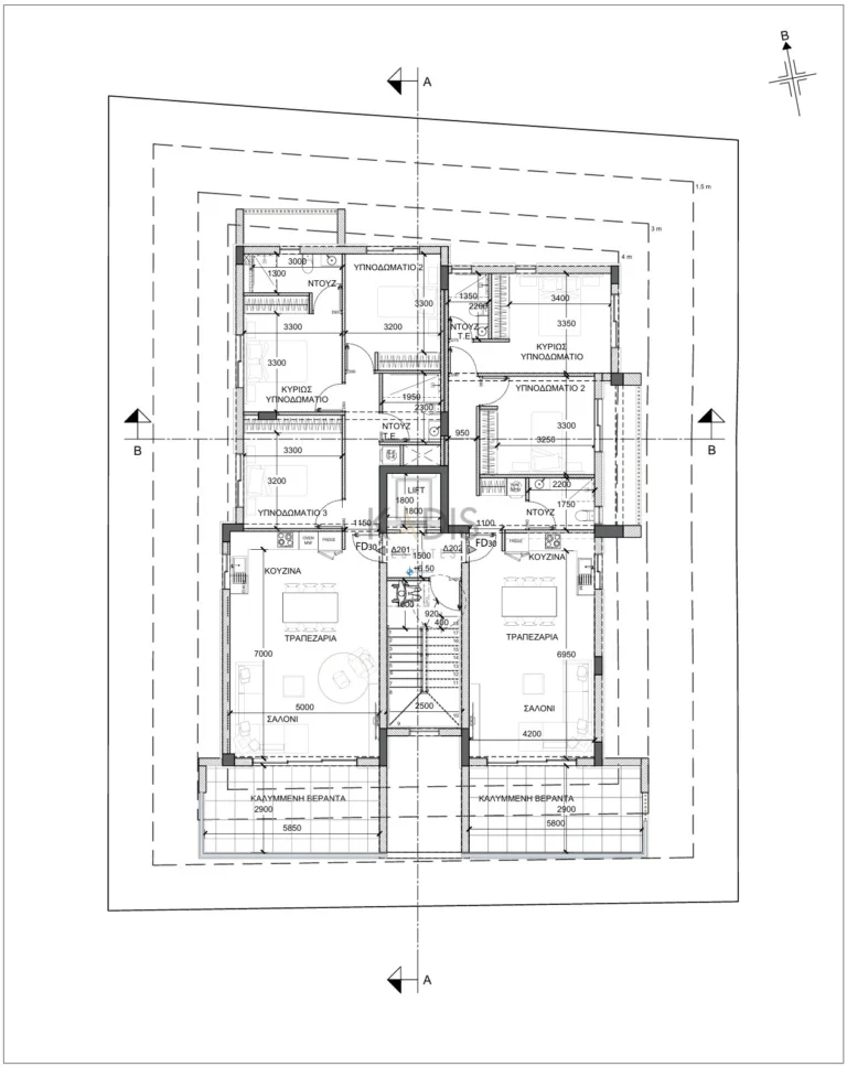 3 Bedroom Apartment for Sale in Agios Dometios, Nicosia District