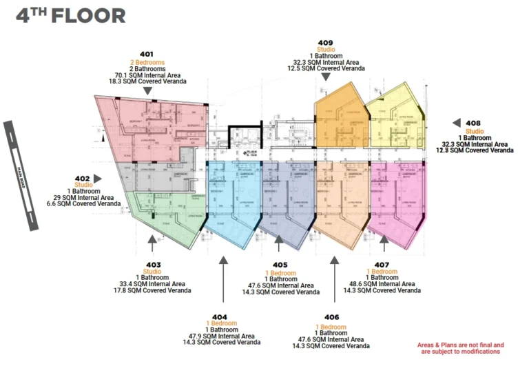 1 Bedroom Apartment for Sale in Larnaca – Finikoudes