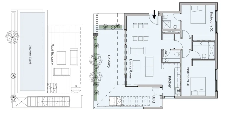2 Bedroom Apartment for Sale in Germasogeia, Limassol District
